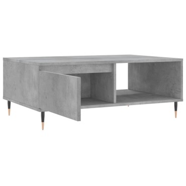 vidaXL Τραπεζάκι Σαλονιού Γκρι Σκυρ. 90x60x35cm Επεξεργασμένο Ξύλο 1 τεμ.