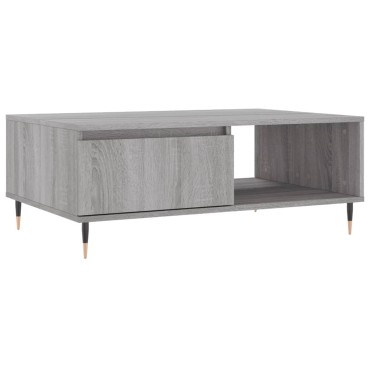 vidaXL Τραπεζάκι Σαλονιού Γκρι Sonoma 90x60x35cm Επεξεργασμένο Ξύλο 1 τεμ.
