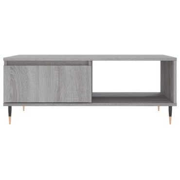 vidaXL Τραπεζάκι Σαλονιού Γκρι Sonoma 90x60x35cm Επεξεργασμένο Ξύλο 1 τεμ.