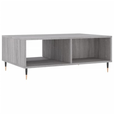 vidaXL Τραπεζάκι Σαλονιού Γκρι Sonoma 90x60x35cm Επεξεργασμένο Ξύλο 1 τεμ.