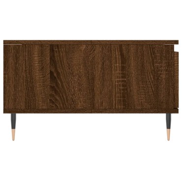vidaXL Τραπεζάκι Σαλονιού Καφέ Δρυς 90x60x35cm από Επεξεργασμ. Ξύλο 1 τεμ.