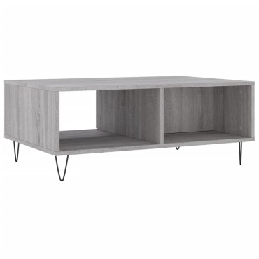 vidaXL Τραπεζάκι Σαλονιού Γκρι Sonoma 90x60x35cm Επεξεργασμένο Ξύλο 1 τεμ.