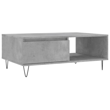 vidaXL Τραπεζάκι Σαλονιού Γκρι Σκυρ. 90x60x35cm Επεξεργασμένο Ξύλο 1 τεμ.
