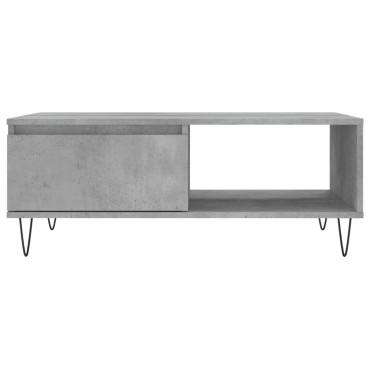 vidaXL Τραπεζάκι Σαλονιού Γκρι Σκυρ. 90x60x35cm Επεξεργασμένο Ξύλο 1 τεμ.