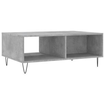 vidaXL Τραπεζάκι Σαλονιού Γκρι Σκυρ. 90x60x35cm Επεξεργασμένο Ξύλο 1 τεμ.