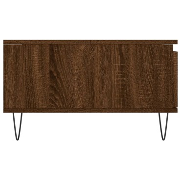 vidaXL Τραπεζάκι Σαλονιού Καφέ Δρυς 90x60x35cm από Επεξεργασμένο Ξύλο 1 τεμ.