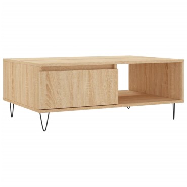 vidaXL Τραπεζάκι Σαλονιού Sonoma Δρυς 90x60x35cm Επεξεργασμένο Ξύλο 1 τεμ.