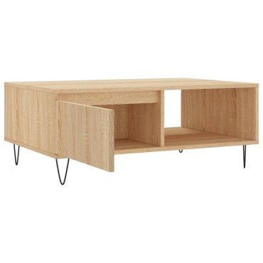 vidaXL Τραπεζάκι Σαλονιού Sonoma Δρυς 90x60x35cm Επεξεργασμένο Ξύλο 1 τεμ.
