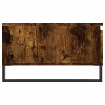 vidaXL Τραπεζάκι Σαλονιού Καπνιστή Δρυς 90x60x35cm Επεξεργασμ. Ξύλο 1 τεμ.
