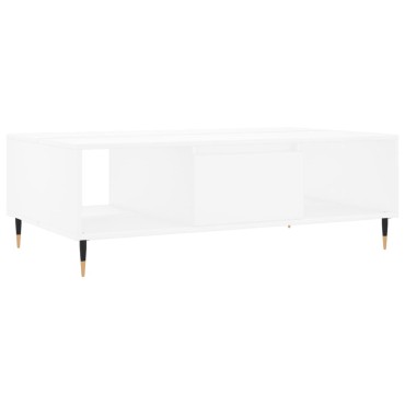 vidaXL Τραπεζάκι Σαλονιού Λευκό 104x60x35cm από Επεξεργασμένο Ξύλο 1 τεμ.