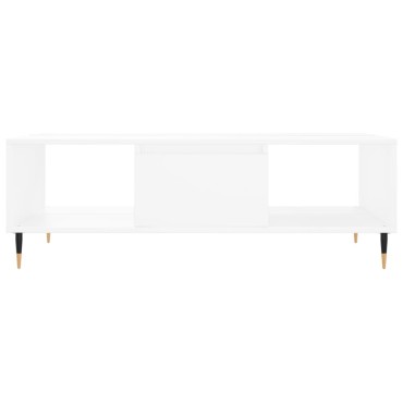 vidaXL Τραπεζάκι Σαλονιού Λευκό 104x60x35cm από Επεξεργασμένο Ξύλο 1 τεμ.