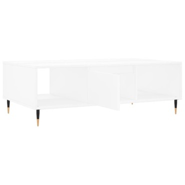 vidaXL Τραπεζάκι Σαλονιού Λευκό 104x60x35cm από Επεξεργασμένο Ξύλο 1 τεμ.