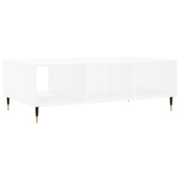 vidaXL Τραπεζάκι Σαλονιού Λευκό 104x60x35cm από Επεξεργασμένο Ξύλο 1 τεμ.