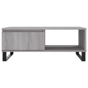 vidaXL Τραπεζάκι Σαλονιού Γκρι Sonoma 90x60x35cm Επεξεργασμένο Ξύλο 1 τεμ.