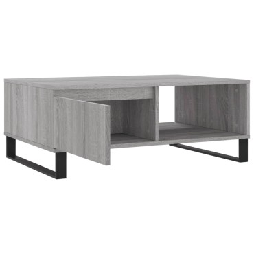 vidaXL Τραπεζάκι Σαλονιού Γκρι Sonoma 90x60x35cm Επεξεργασμένο Ξύλο 1 τεμ.