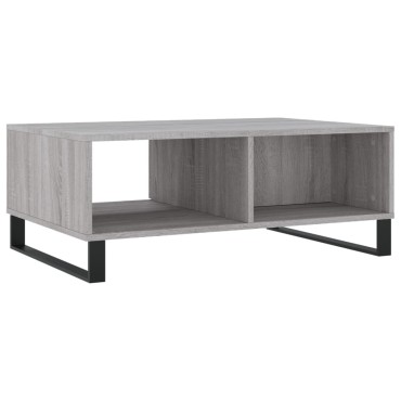 vidaXL Τραπεζάκι Σαλονιού Γκρι Sonoma 90x60x35cm Επεξεργασμένο Ξύλο 1 τεμ.