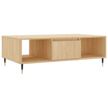 vidaXL Τραπεζάκι Σαλονιού Sonoma Δρυς 104x60x35cm από Επεξεργ. Ξύλο 1 τεμ.