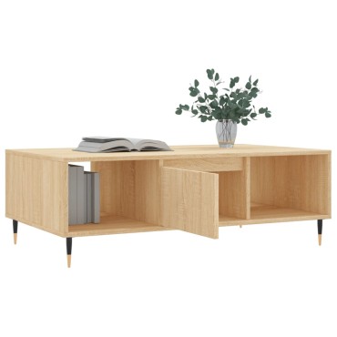 vidaXL Τραπεζάκι Σαλονιού Sonoma Δρυς 104x60x35cm από Επεξεργ. Ξύλο 1 τεμ.