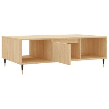 vidaXL Τραπεζάκι Σαλονιού Sonoma Δρυς 104x60x35cm από Επεξεργ. Ξύλο 1 τεμ.