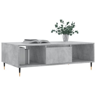 vidaXL Τραπεζάκι Σαλονιού Γκρι Σκυρ. 104x60x35cm Επεξεργασμένο Ξύλο 1 τεμ.