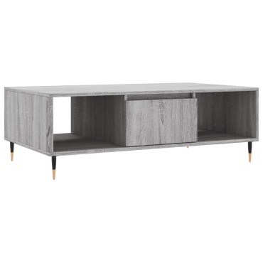 vidaXL Τραπεζάκι Σαλονιού Γκρι Sonoma 104x60x35cm Επεξεργασμένο Ξύλο 1 τεμ.