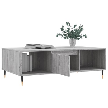 vidaXL Τραπεζάκι Σαλονιού Γκρι Sonoma 104x60x35cm Επεξεργασμένο Ξύλο 1 τεμ.