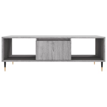 vidaXL Τραπεζάκι Σαλονιού Γκρι Sonoma 104x60x35cm Επεξεργασμένο Ξύλο 1 τεμ.