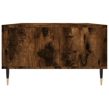 vidaXL Τραπεζάκι Σαλονιού Καπνιστή Δρυς 104x60x35cm Επεξεργ. Ξύλο 1 τεμ.