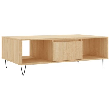 vidaXL Τραπεζάκι Σαλονιού Sonoma Δρυς 104x60x35cm από Επεξεργ. Ξύλο 1 τεμ.