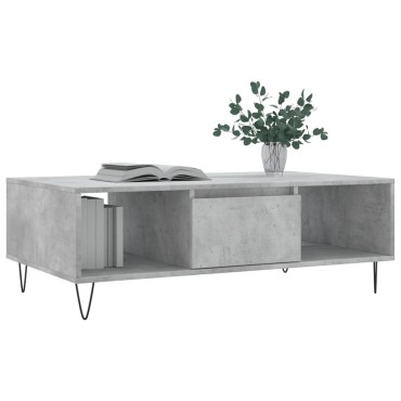 vidaXL Τραπεζάκι Σαλονιού Γκρι Σκυρ. 104x60x35cm Επεξεργασμένο Ξύλο 1 τεμ.