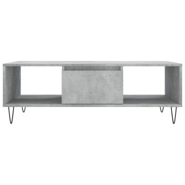 vidaXL Τραπεζάκι Σαλονιού Γκρι Σκυρ. 104x60x35cm Επεξεργασμένο Ξύλο 1 τεμ.