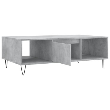 vidaXL Τραπεζάκι Σαλονιού Γκρι Σκυρ. 104x60x35cm Επεξεργασμένο Ξύλο 1 τεμ.