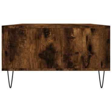 vidaXL Τραπεζάκι Σαλονιού Καπνιστή Δρυς 104x60x35cm Επεξεργ. Ξύλο 1 τεμ.