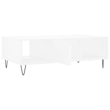 vidaXL Τραπεζάκι Σαλονιού Λευκό 104x60x35cm από Επεξεργασμένο Ξύλο 1 τεμ.