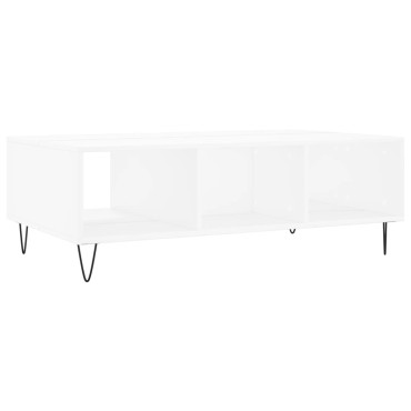 vidaXL Τραπεζάκι Σαλονιού Λευκό 104x60x35cm από Επεξεργασμένο Ξύλο 1 τεμ.