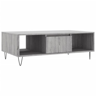 vidaXL Τραπεζάκι Σαλονιού Γκρι Sonoma 104x60x35cm Επεξεργασμένο Ξύλο 1 τεμ.