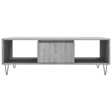 vidaXL Τραπεζάκι Σαλονιού Γκρι Sonoma 104x60x35cm Επεξεργασμένο Ξύλο 1 τεμ.