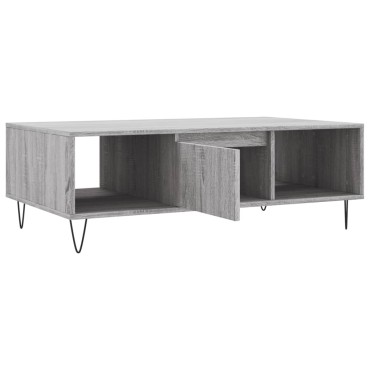vidaXL Τραπεζάκι Σαλονιού Γκρι Sonoma 104x60x35cm Επεξεργασμένο Ξύλο 1 τεμ.
