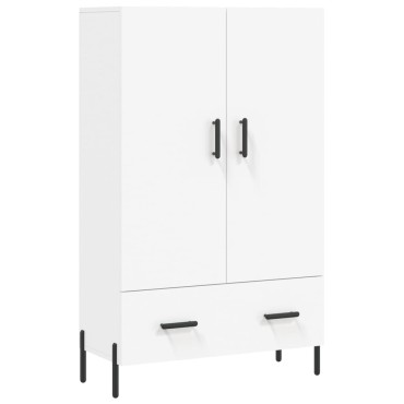 vidaXL Ντουλάπα Λευκή 69,5x31x115cm από Επεξεργασμένο Ξύλο 1 τεμ.