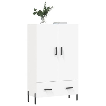 vidaXL Ντουλάπα Λευκή 69,5x31x115cm από Επεξεργασμένο Ξύλο 1 τεμ.
