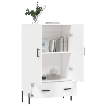 vidaXL Ντουλάπα Λευκή 69,5x31x115cm από Επεξεργασμένο Ξύλο 1 τεμ.
