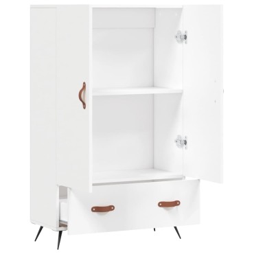 vidaXL Ντουλάπα Λευκή 69,5x31x115cm από Επεξεργασμένο Ξύλο 1 τεμ.