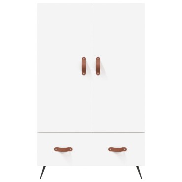 vidaXL Ντουλάπα Λευκή 69,5x31x115cm από Επεξεργασμένο Ξύλο 1 τεμ.