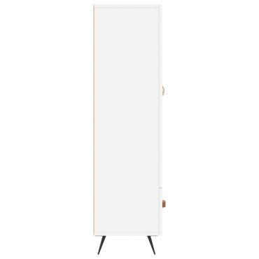 vidaXL Ντουλάπα Λευκή 69,5x31x115cm από Επεξεργασμένο Ξύλο 1 τεμ.