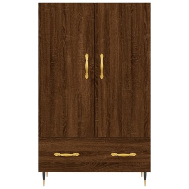 vidaXL Ντουλάπα Καφέ Δρυς 69,5x31x115cm από Επεξεργασμένο Ξύλο 1 τεμ.