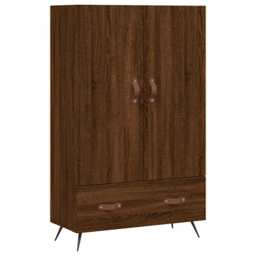 vidaXL Ντουλάπα Καφέ Δρυς 69,5x31x115cm από Επεξεργασμένο Ξύλο 1 τεμ.