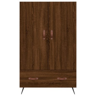 vidaXL Ντουλάπα Καφέ Δρυς 69,5x31x115cm από Επεξεργασμένο Ξύλο 1 τεμ.