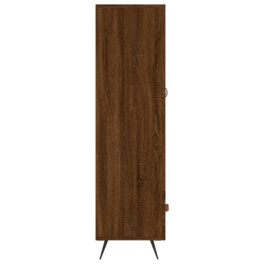 vidaXL Ντουλάπα Καφέ Δρυς 69,5x31x115cm από Επεξεργασμένο Ξύλο 1 τεμ.