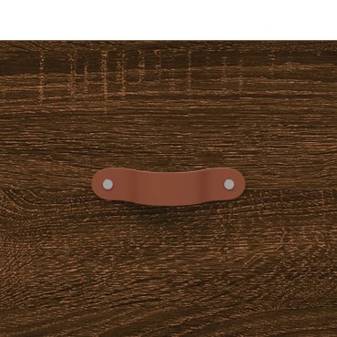vidaXL Ντουλάπα Καφέ Δρυς 69,5x31x115cm από Επεξεργασμένο Ξύλο 1 τεμ.