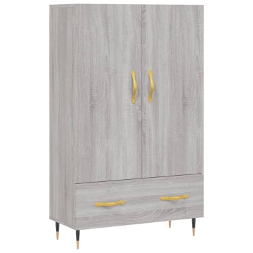 vidaXL Ντουλάπα Γκρι Sonoma 69,5x31x115cm από Επεξεργασμένο Ξύλο 1 τεμ.